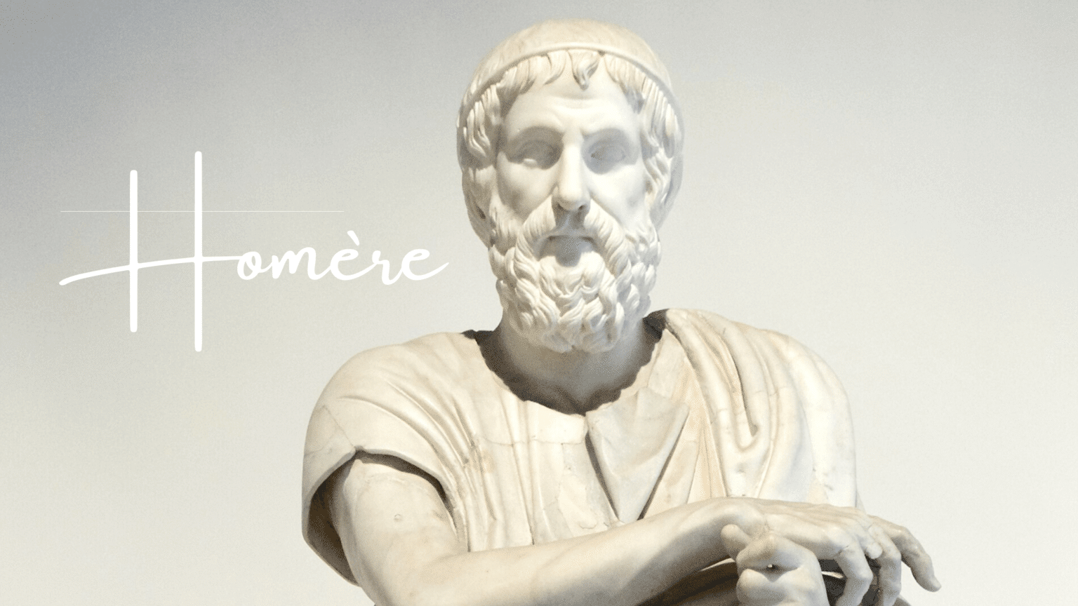 Homère, célèbre poète grec