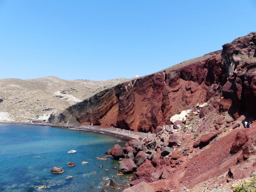Red beach, plage de Santorin