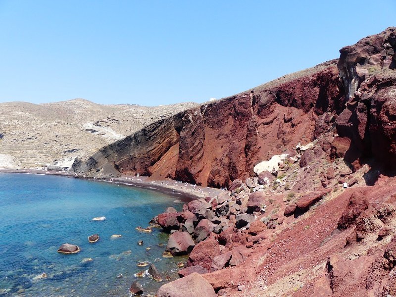 red beach santorini 5