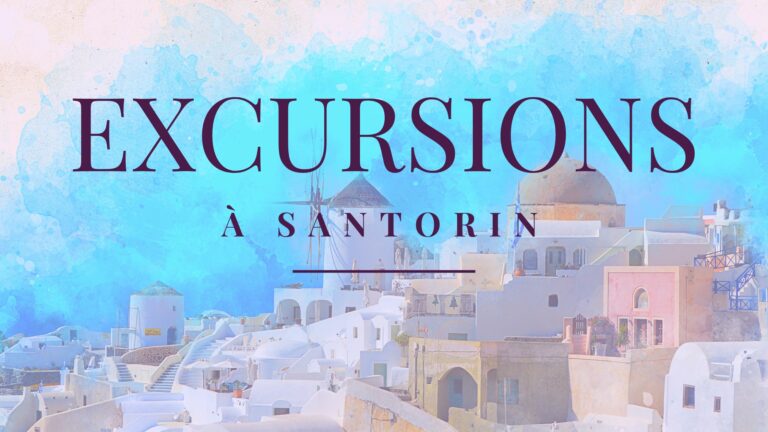 Excursions, tours privés et visites guidées à Santorin