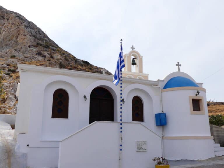 Chapelle orthodoxe Kamari Santorin