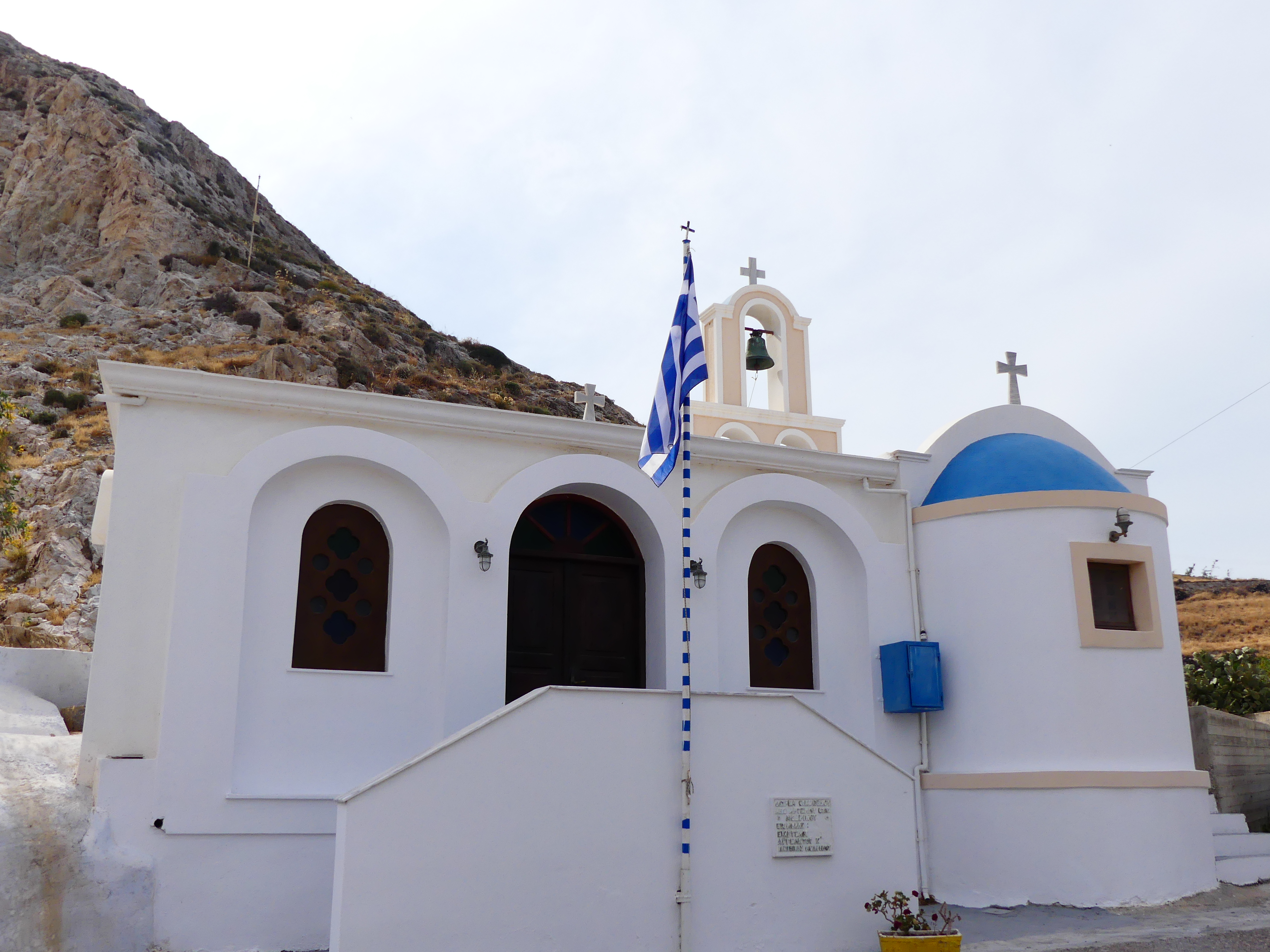 Chapelle orthodoxe Kamari Santorin