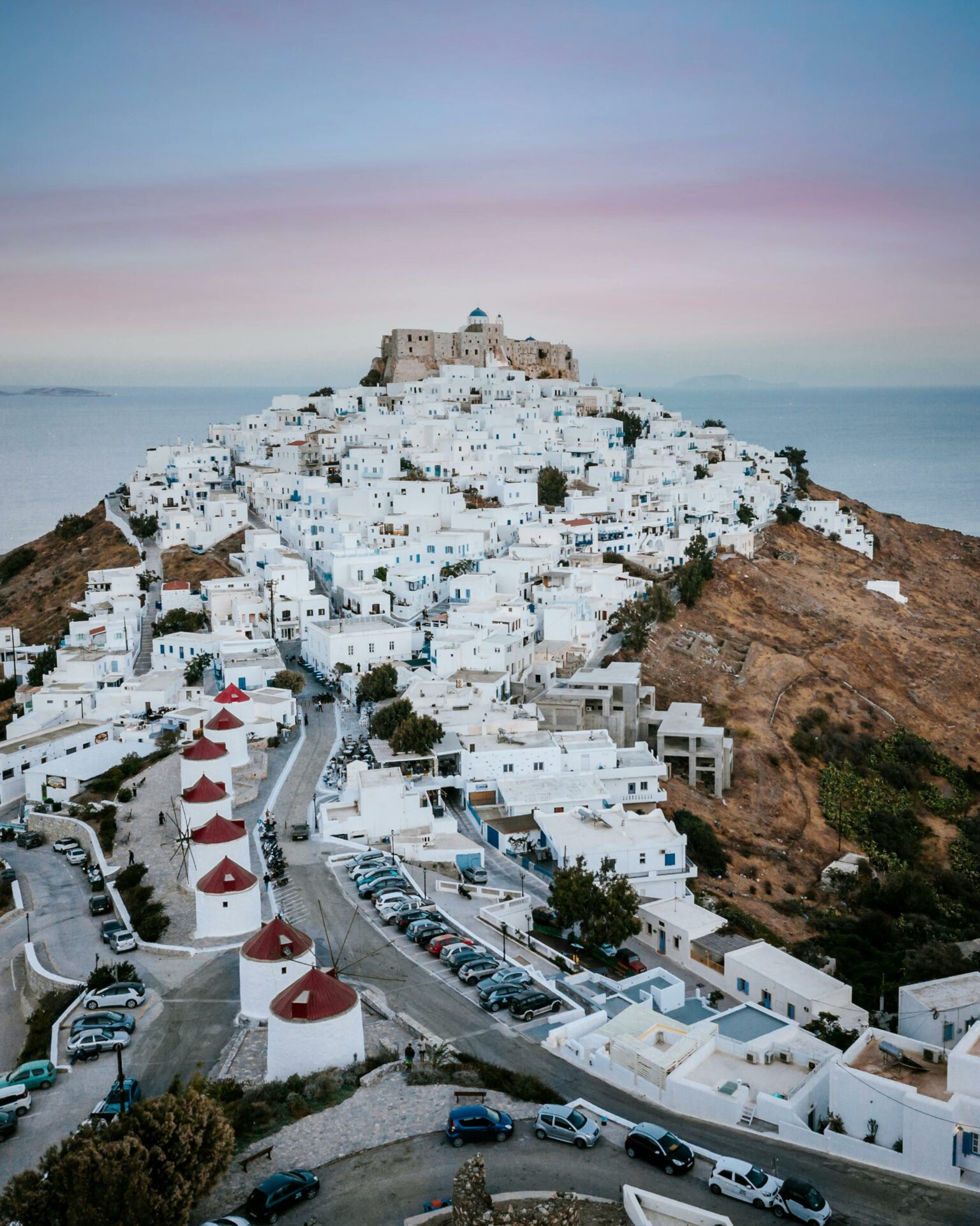 Chora et château vénitien Astypalée Dodécanèse