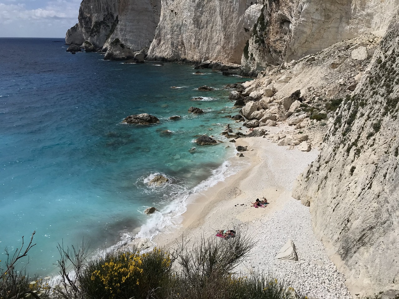 Plage d'Erimitis à Paxos