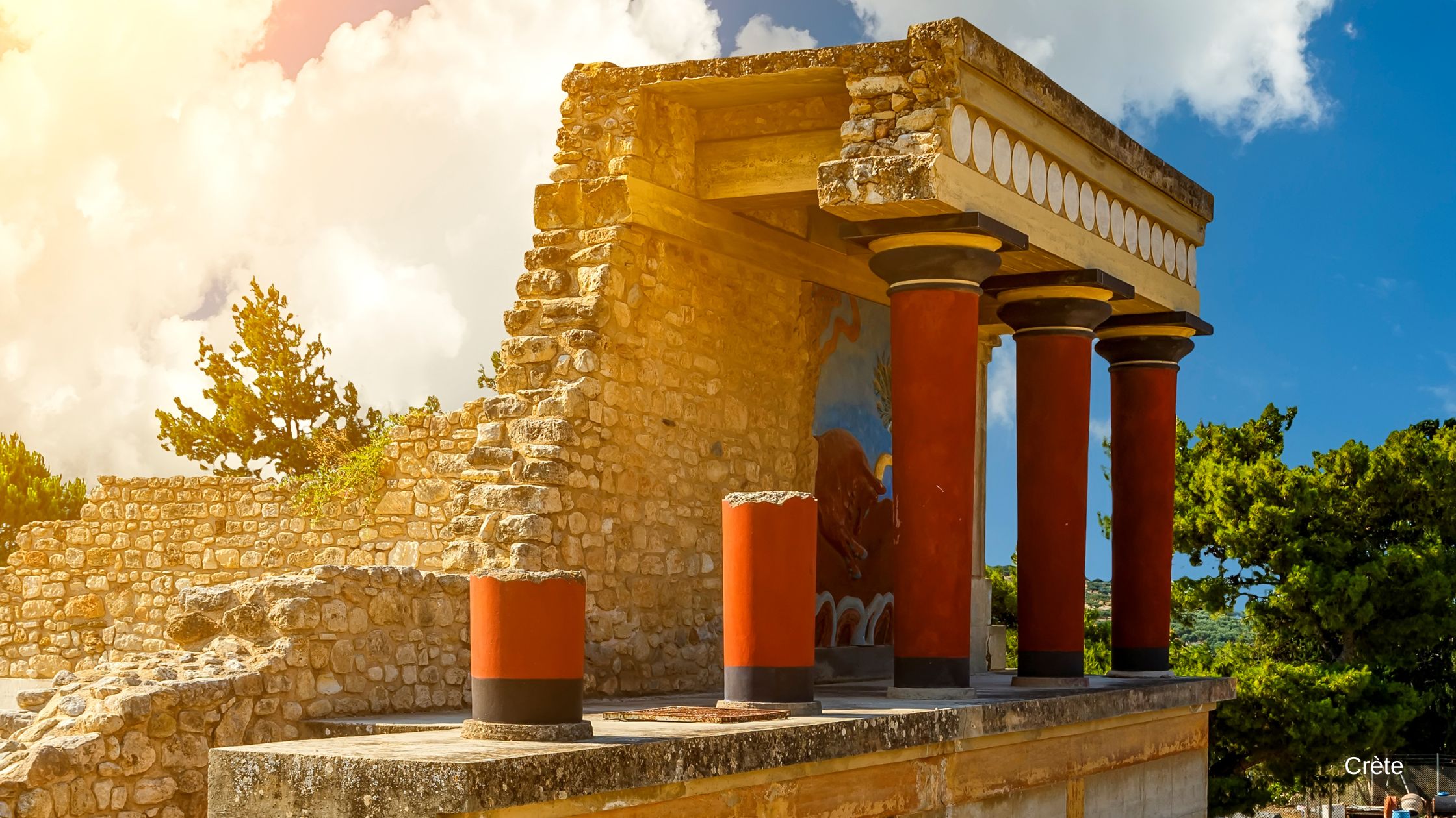 Palais de Knossos en Crète