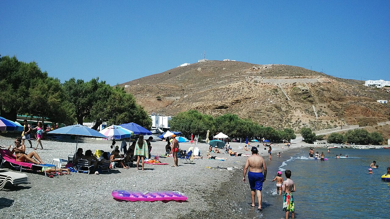 Plage de Livadi Astypalée Dodécanèse