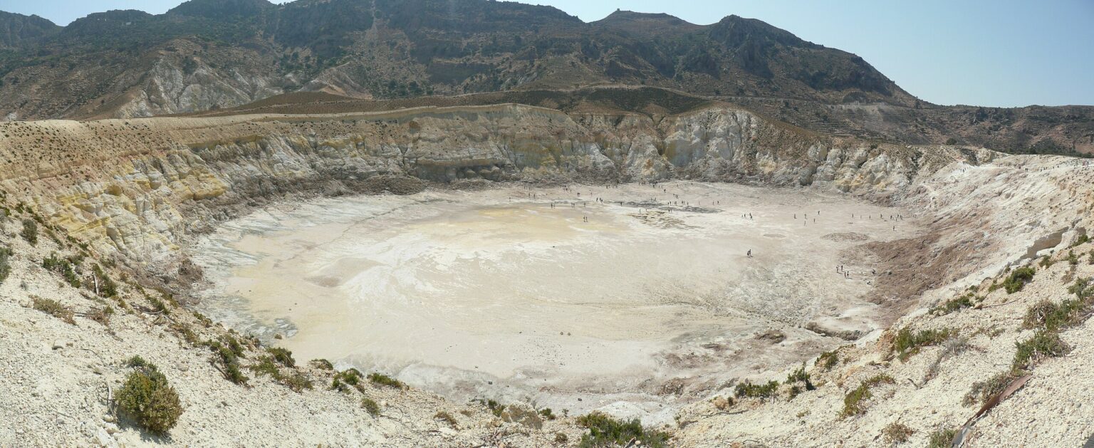 Vue du cratère de Nisyros
