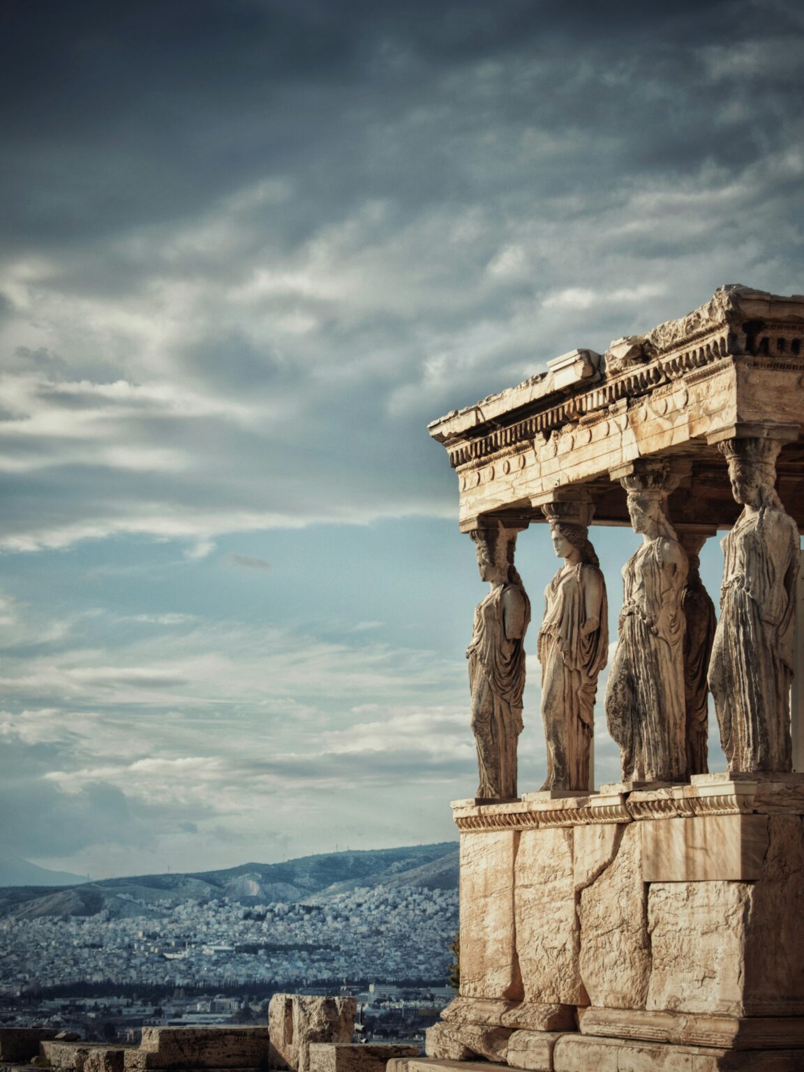 Parthénon sur l'Acropole d'Athènes architecture grecque antique