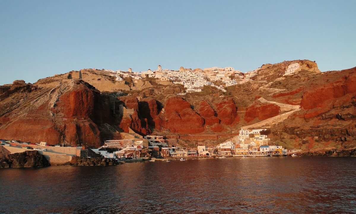 baie d ammoudi santorin