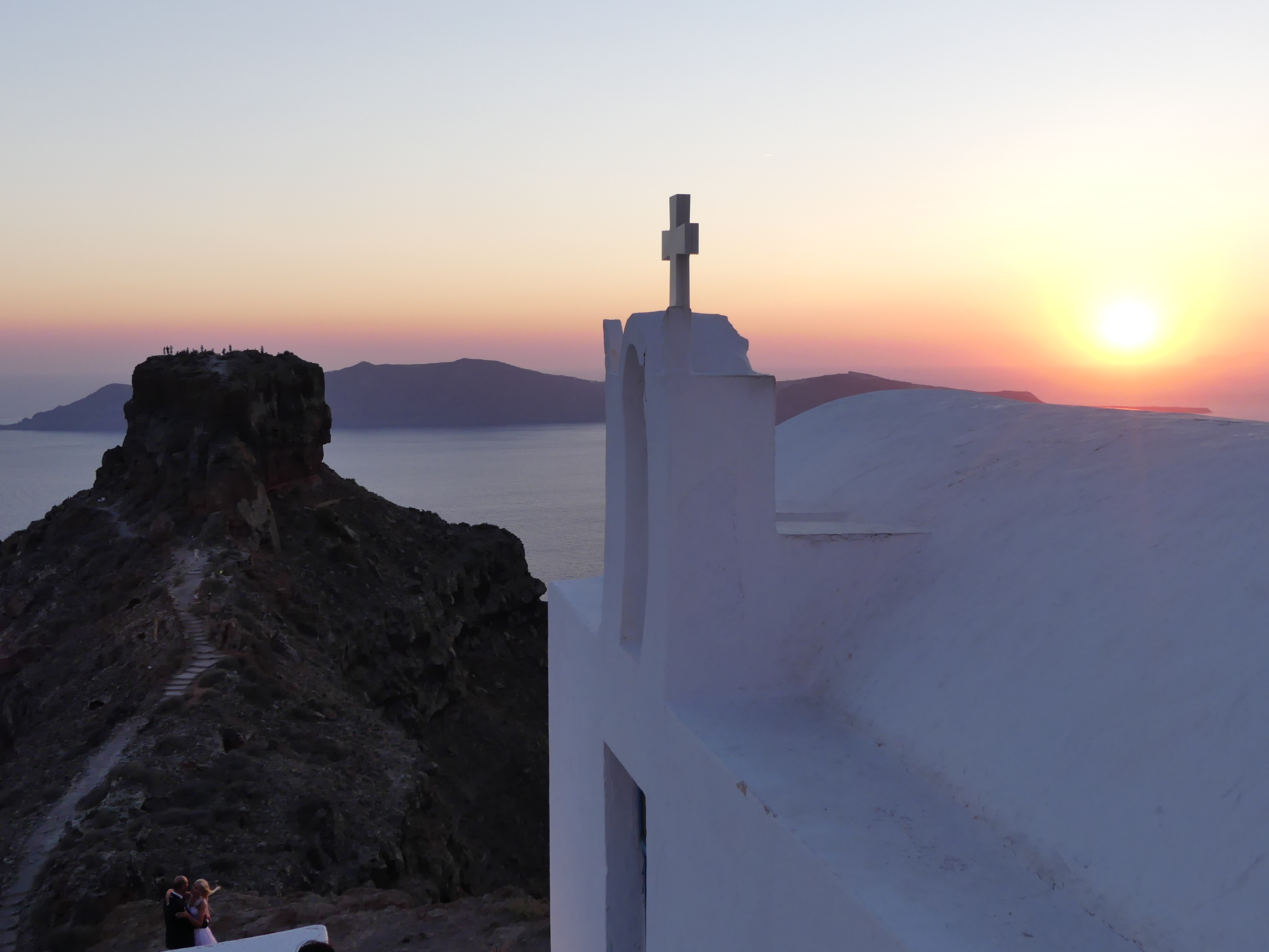 Imerovigli et rocher Skaros