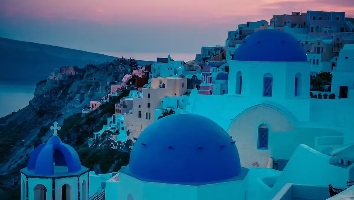 Coucher de soleil à Oia