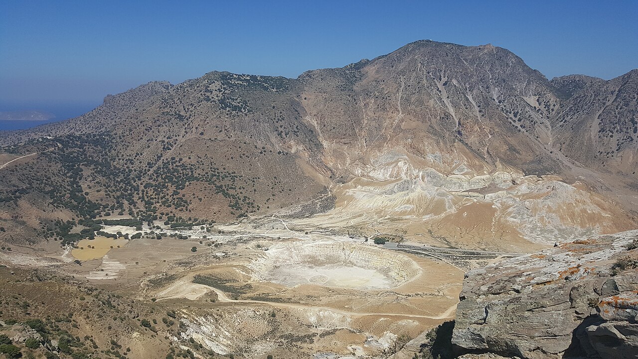 Cratère Stefanos volcan Nisyros