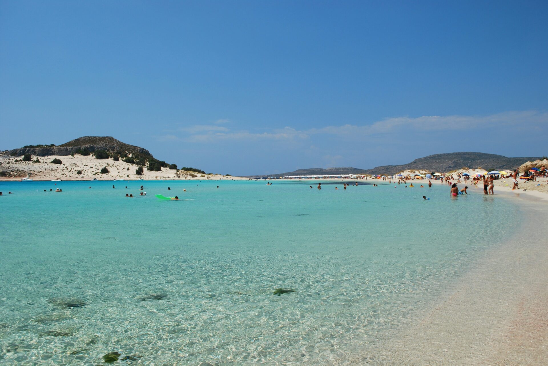 Littoral Elafonissos eaux cristallines