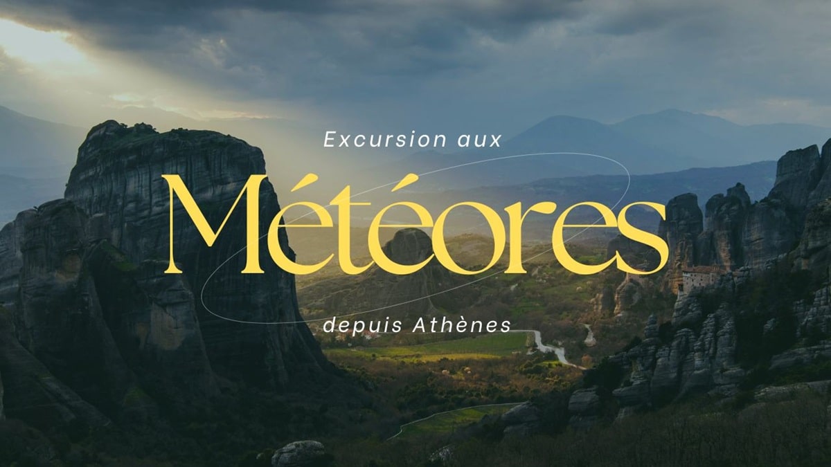 Monastères des Météores perchés sur pitons rocheux