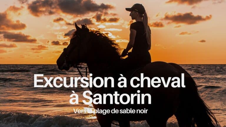 excursion cheval santorin