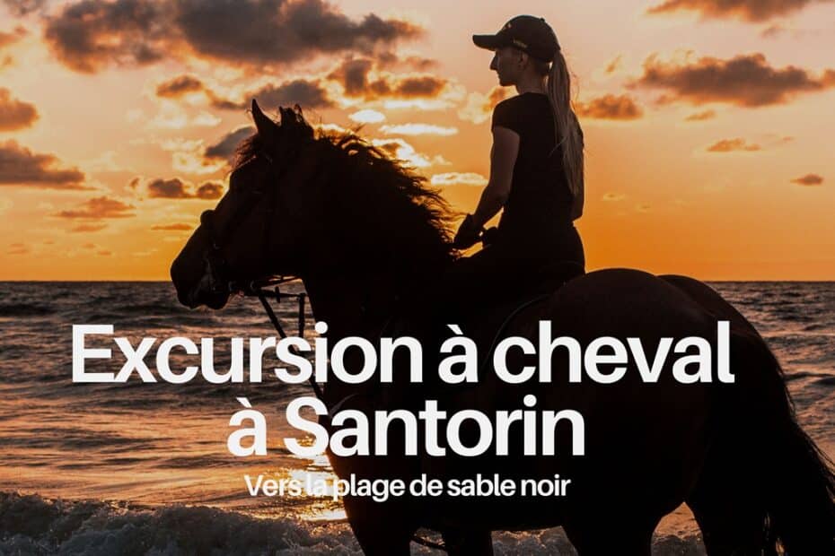 excursion cheval santorin