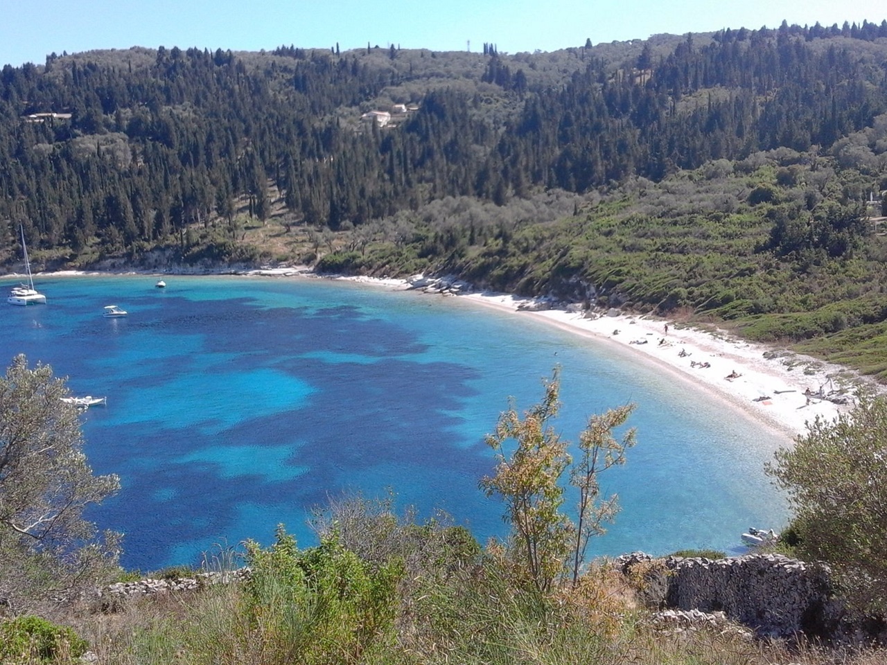 Plage de Kipiadi à Paxos