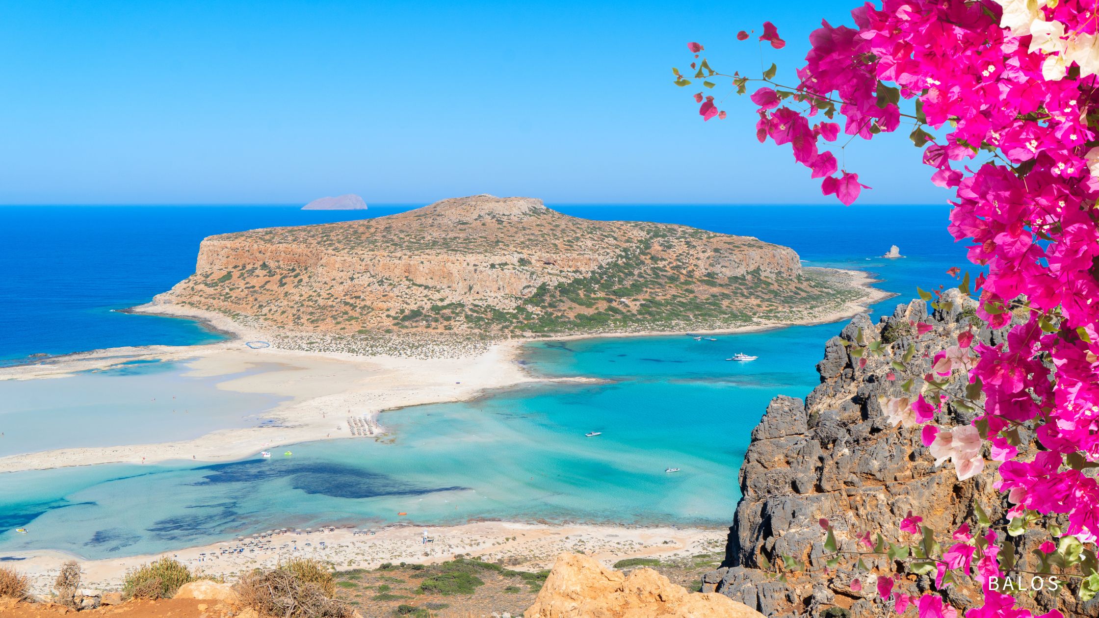 Lagon de Balos en Crète en octobre