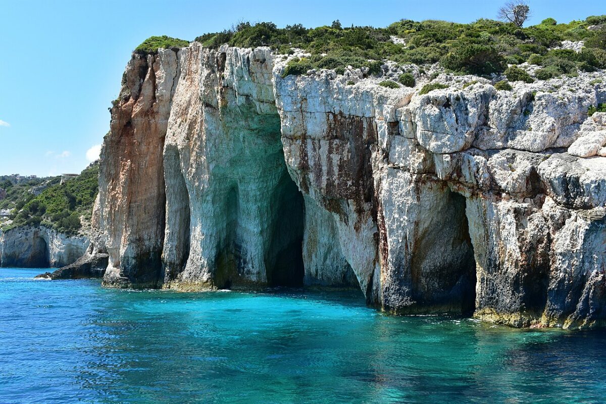 les grottes bleues Zakynthos