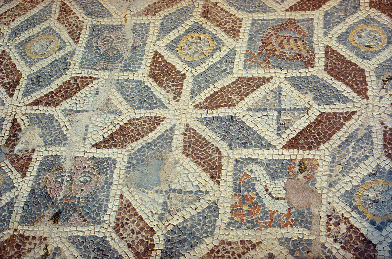 Mosaïque romaine Maltezana Analipsi Astypalée