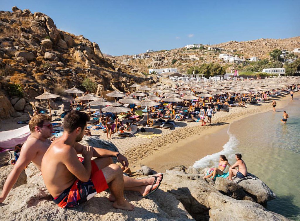 Plage de Paradise beach Mykonos
