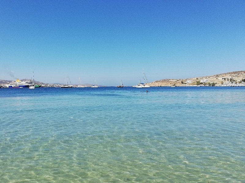 Plage de Livadia à Tilos