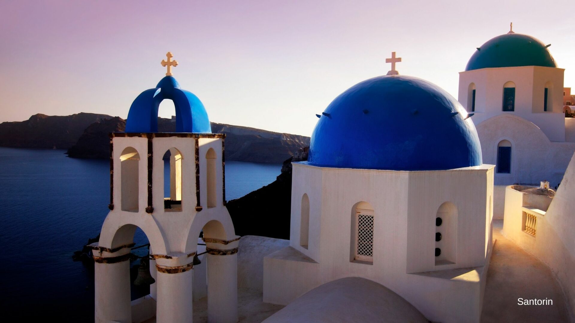 Oia — vue sur la caldeira