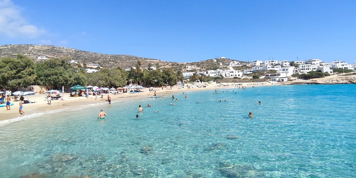 Plage de Stavros à Donoussa