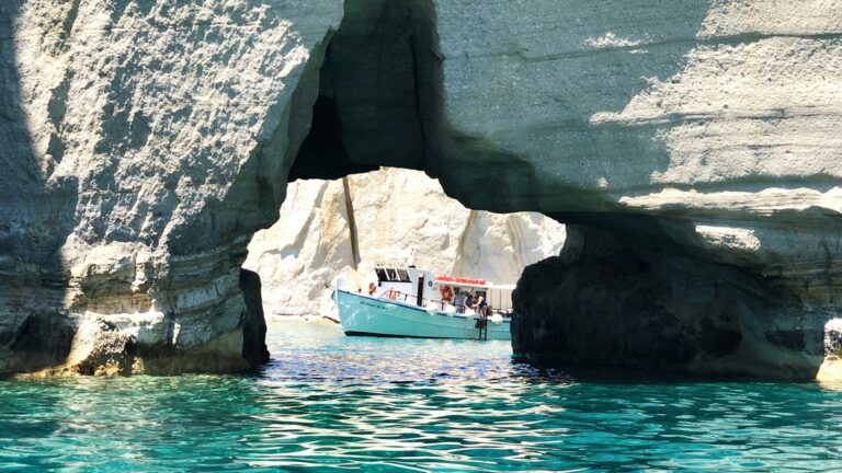 visite de Kleftiko Milos