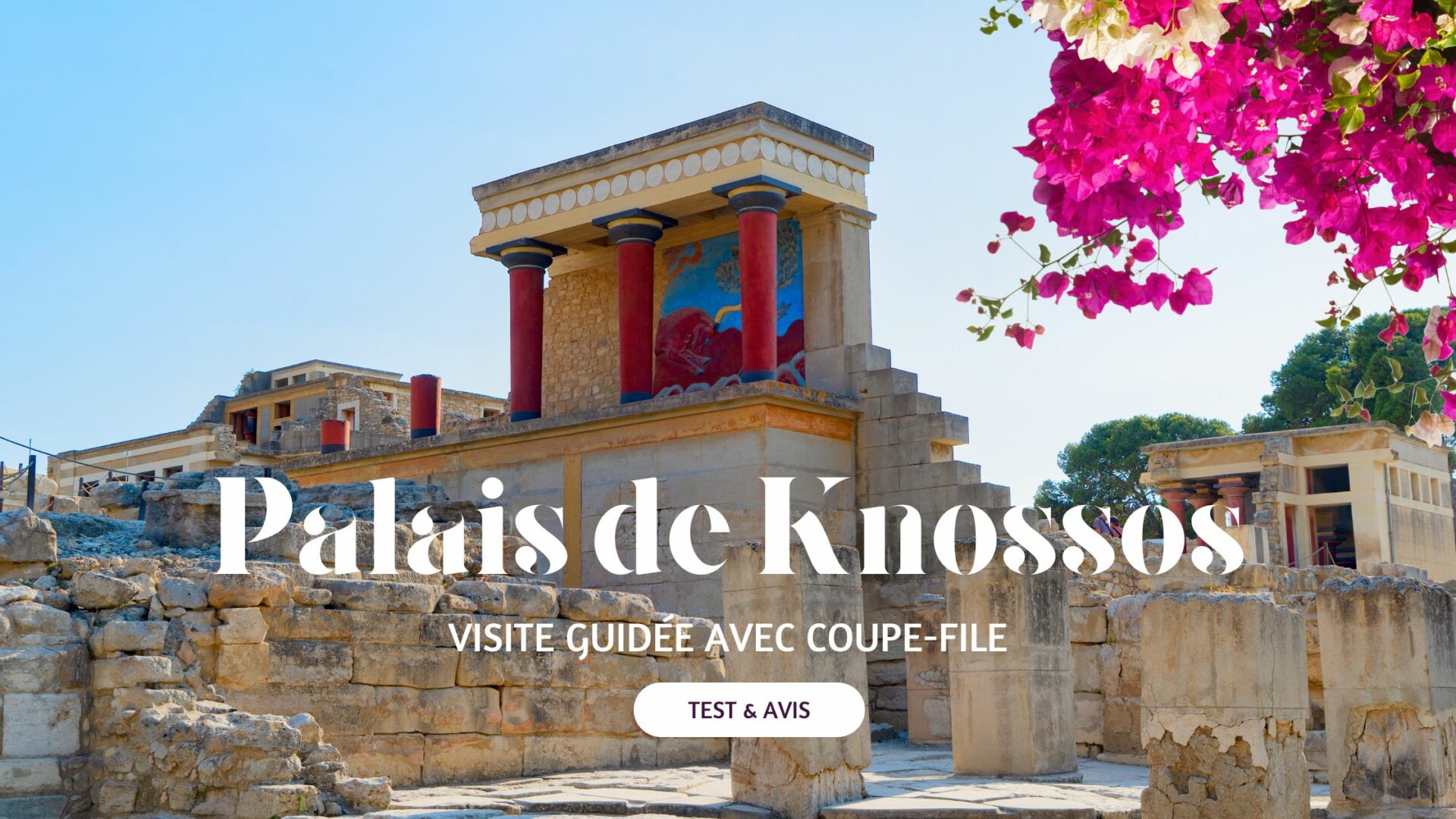Palais de Knossos en Crète, visite guidée avec coupe-file