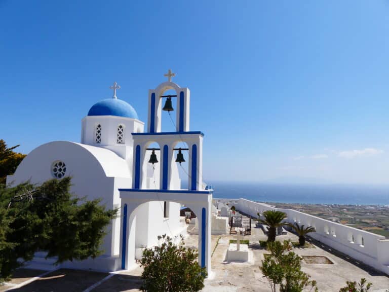Passage voûté et escalier à Pyrgos