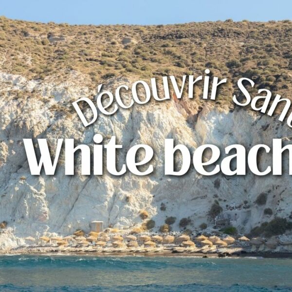 White Beach à Santorin : évasion sauvage sous les falaises blanches