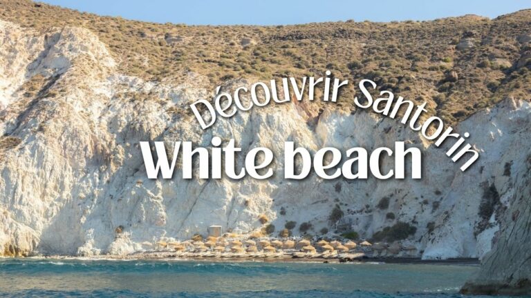 white beach santorin